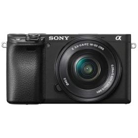 【中古】（新古品） SONY(ソニー) APS-C ミラーレス一眼カメラ α6400 パワーズームレンズキット(同梱レンズ:SELP1650) ブラック ILCE-6400L B