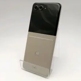 MOTOROLA 国内版 【SIMフリー】 motorola razr 50 サンドクリーム 12GB 512GB