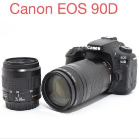 デジタル一眼レフカメラCanon EOS 90D標準&望遠ダブルレンズセット