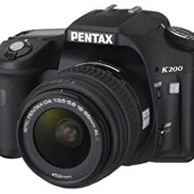 【中古】(非常に良い)Pentax デジタル一眼レフカメラ K200D レンズキット (K200D+DA18-55II)