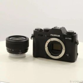 【中古】FUJIFILM(フジフイルム) FUJIFILM X-T30 III XC13-33mmF3.5-6.3 OISレンズキット ブラック 【348-ud】