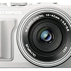 【中古】OLYMPUS ミラーレス一眼 PEN Lite E-PL6 EZレンズキット ホワイト E-PL6 EZ LKIT WHT