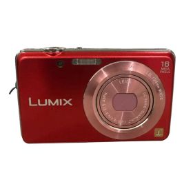 動作確認済 Panasonic LUMIX DMC-FH8レッド デジカメ 美品