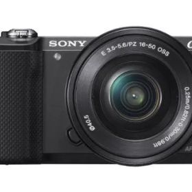 【中古】「非常に良い（無料延長保証）」SONY ミラーレス一眼 α5000 パワーズームレンズキット ブラック ILCE-5000L-B