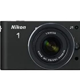 【中古】「非常に良い」Nikon ミラーレス一眼カメラ Nikon 1 (ニコンワン) J1 (ジェイワン) 標準ズームレンズキット ブラックN1 J1HLK BK
