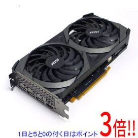 【1日と5.0のつく日、18日はポイント3倍！】【中古】MSI グラフィックボード GeForce RTX 3060 Ti VENTUS 2X 8G OCV1 LHR PCIExp 8GB