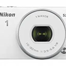 【中古】Nikon ミラーレス一眼 Nikon1 S2 標準パワーズームレンズキット ホワイト S2PLKWH
