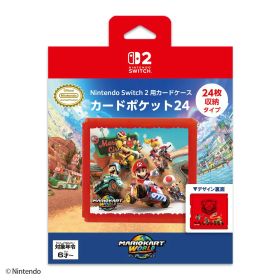 【新品】 Nintendo Switch 2 用カードケース カードポケット24 マリオカート ワールド