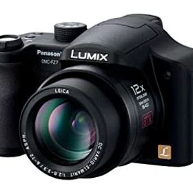 【中古】パナソニック デジタルカメラ LUMIX DMC-FZ7-K ブラック