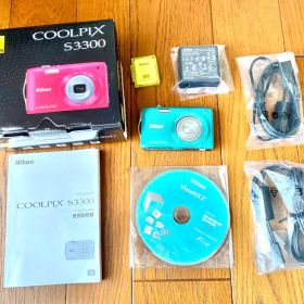 【ジャンク】Nikon COOLPIX S3300 ミントグリーン
