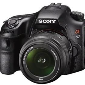【中古】「非常に良い」SONY ミラーレス一眼 α57 ズームレンズキット DT 18-55mm F3.5-5.6 SAM付属 SLT-A57K