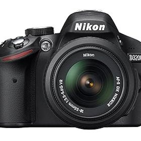 【中古】【39shop】Nikon★デジタル一眼レフカメラ D3200 レンズキット AF-S DX NIKKOR 18-55mm f/3.5-5.6G VR ブラック D3200LKBK（良い）
