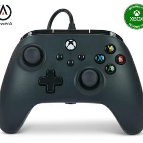 【中古】 【国内正規品 】PowerA 有線コントローラー Xbox Series X|S Xbox One PC Windows 10/11 用(公式ライセンス取得) 1519265-01 ブラック 二重振動機能