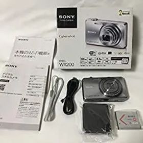 【中古-非常に良い】 SONY デジタルカメラ Cyber-shot WX200 1890万画素 光学10倍 シルバー DSC-WX200-S