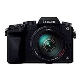 【中古】 パナソニック ミラーレス一眼カメラ ルミックス G7 レンズキット 高倍率ズームレンズ付属 1600万画素 ブラック DMC-G7H-K