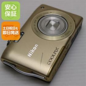 美品 COOLPIX S3300 スイートゴールド 即日発送 デジカメ Nikon デジタルカメラ 本体 土日祝発送OK
