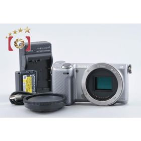 【中古】SONY ソニー α NEX-5R シルバー ミラーレス一眼カメラ 多言語対応