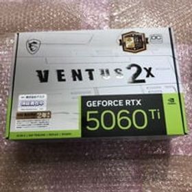 中古 MSI GeForce RTX5060Ti 8G VENTUS 2X OC WHITE PLUS (RTX5060Ti 8GB) 5160001094 状態： B:良品