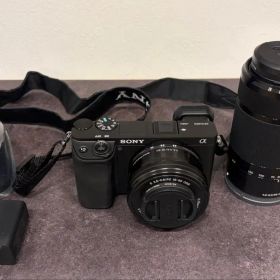 SONY α6400 ダブルズームセット 箱なし 収納バッグ付き