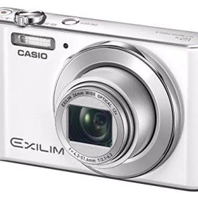 【中古】「非常に良い（無料延長保証）」CASIO デジタルカメラ EXILIM EX-ZS240WE 手ブレに強い光学12倍ズーム シャッターを押すだけでキレイに撮れる