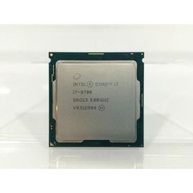 【中古】Intel Core i7-9700 (3GHz/TB:4.7GHz/SRG13/R0) bulk LGA1151/8C/8T/L3 12M/UHD630/TDP65W【大阪本店】保証期間１週間