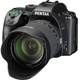 【中古】 PENTAX K-70 18-135mmWRレンズキット ブラック APS-Cデジタル一眼レフカメラ 【視野率100%光学ファインダー】【超高感度・高解像 2424万画素】【4.5段ボディ内手ぶれ補正機構】【全天候型・アウトドアスペック】【バリアングルモニター】 16258