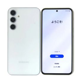 【中古】 SAMSUNG Galaxy A55 5G SCG27 Awesome Ice Blue オーサムアイスブルー au 128GB SIMフリー 白ロム 本体