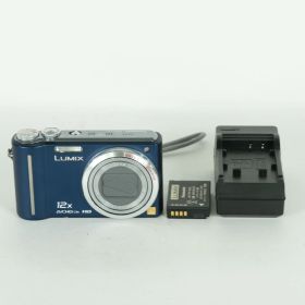 [並品] Panasonic LUMIX DMC-TZ7-A ブルー | コンパクトデジタルカメラ