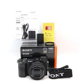 SONY(ソニー) ミラーレス一眼カメラ α6400 パワーズームレンズキット(同梱レンズ:SELP16502) ブラック ILCE-6400K BQ レンズ交換式 APS-C 6400K Black