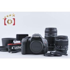 【中古】Canon キヤノン EOS Kiss X5 ダブルズームレンズキット シャッター回数僅少