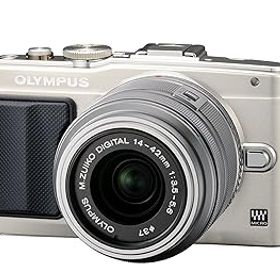 【中古】【39shop】OLYMPUS★ミラーレス一眼 PEN Lite E-PL6 レンズキット シルバー E-PL6 LKIT SLV（良い）