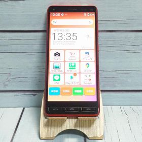 Y!mobile かんたんスマホ2 A001KC レッド 本体 白ロム SIMロック解除済み SIMフリー B080889
