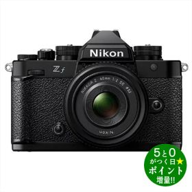 ニコン ミラーレス一眼カメラ レンズキット フルサイズ Z f 40mm f/2（SE) ブラック Nikon【転送不可】