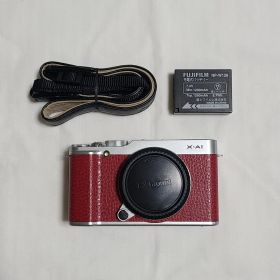 【美品】FUJIFILM X-A1 レッド ボディ 富士フイルム