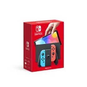 【中古】Nintendo Switch 有機ELモデル Joy−Con（L） ネオンブルー／（R） ネオンレッド （HEG−S−KABAA）