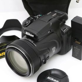 【中古】【お買い得品】ニコン COOLPIX P1000 CA01-D832-3U4B ニコン コンパクトデジタルカメラ 超高倍率ズーム 超望遠 手ブレ補正 4K動画 高画質 野鳥 月 撮影 デジカメ