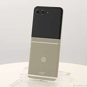 〔中古品〕 motorola razr 50 512GB サンドクリーム PB230001JP SIMフリー ［6.9インチ/3.6インチ有機EL／MediaTek Dimensity 7300X／RAM:12GB／ナノSIM&eSIM］〔中古品〕 motorola razr 50 512GB サンドクリーム PB230001JP SIMフリー ［6.9インチ/3.6インチ有機EL／MediaTek Dimensity 7300X／RAM:12GB／ナノSIM&eSIM］