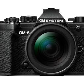 【中古】 デジタル一眼レフカメラ OM SYSTEM OM-5 12-45mm F4.0 PRO レンズキット ブラック 当店保証30日間 人気 一眼レフ デジタル一眼 中古 カメラ