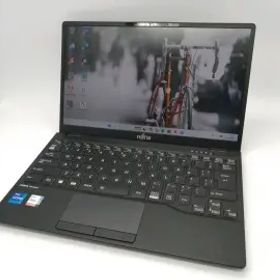 【中古】Fujitsu LIFEBOOK UH UH90/E3 FMVU90E3BN【i7-1165G7 16G 512G(SSD) 1GbE WiFi 13LCD(1920x1080)】【秋葉2号】保証期間１ヶ月【