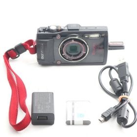 OLYMPUS デジタルカメラ STYLUS TG-4 Tough ブラック 1600万画素CMOS F2.0 15m 防水 100kgf耐荷重 GPS+電子コンパス&amp;内蔵Wi-Fi TG-4 BLK