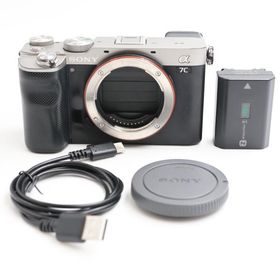 シャッター数6259枚 SONY α7C ボディ シルバー ミラーレス一眼カメラ ILCE-7C S ソニー
