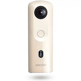 【中古】RICOH THETA SC2 BEIGE ベージュ 360度全天球カメラ 360°手振れ補正機能搭載 4K動画 進化したHDR合成機能 (THETA SC比 2.4倍の処理速度アップ、最新のアルゴリズムにより室内の撮影でよりナチュラルな