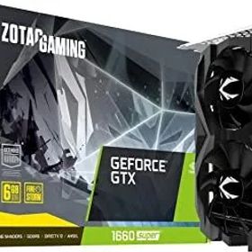 【中古】【非常に良い】ZOTAC Gaming GeForce GTX 1660 Super 6GB GDDR6 192ビット ゲームグラフィックカード 超コンパクト ZT-T16620F-10L