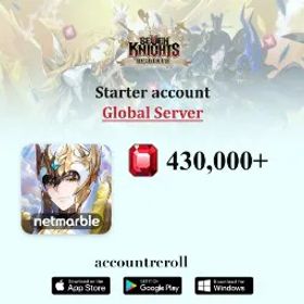 Seven Knights Re:BIRTH Legendary Heroes | 15 Random Legendary | 7 Unused Knight Select Tickets | 200,000+ Rubies | 1,200 Hero Summon Tickets | 70 Select Summon Tickets