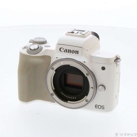 (中古)Canon EOS Kiss M ホワイト(348-ud)