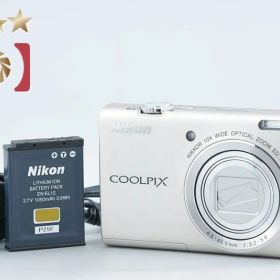 【中古】Nikon ニコン COOLPIX S6200 プラチナシルバー コンパクトデジタルカメラ
