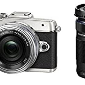 【中古】OLYMPUS PEN E-PL7 EZダブルズームキット シルバー ミラーレス一眼 E-PL7 EZ DZKIT SLV