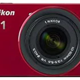 【中古】Nikon ミラーレス一眼カメラ Nikon 1 (ニコンワン) J1 (ジェイワン) 標準ズームレンズキット レッドN1 J1HLK RD