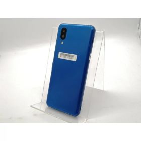 【中古】SHARP SoftBank 【SIMフリー】 シンプルスマホ6 インディゴブルー 4GB 64GB A201SH【大須2】保証期間1ヶ月【ランクB】