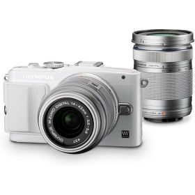【中古】 オリンパス OLYMPUS ミラーレス一眼カメラ E-PL6 ダブルズームキット ホワイト ホワイト E-PL6 DZKIT WHT 当店保証30日間 人気 ミラーレス一眼 ミラーレス デジタルカメラ 中古